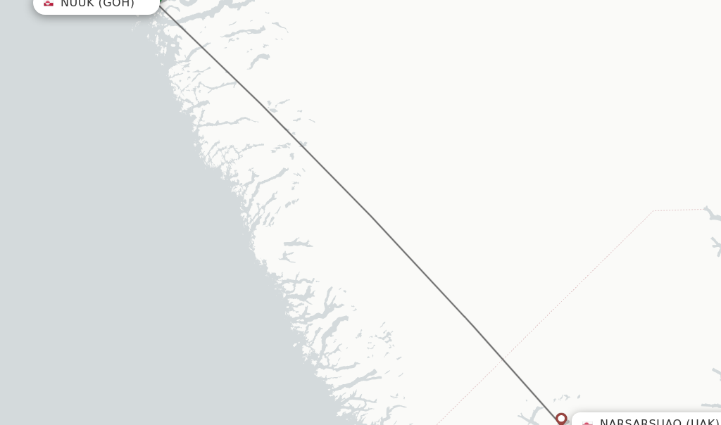 Direct Non Stop Flights From Nuuk To Narsarsuaq Schedules