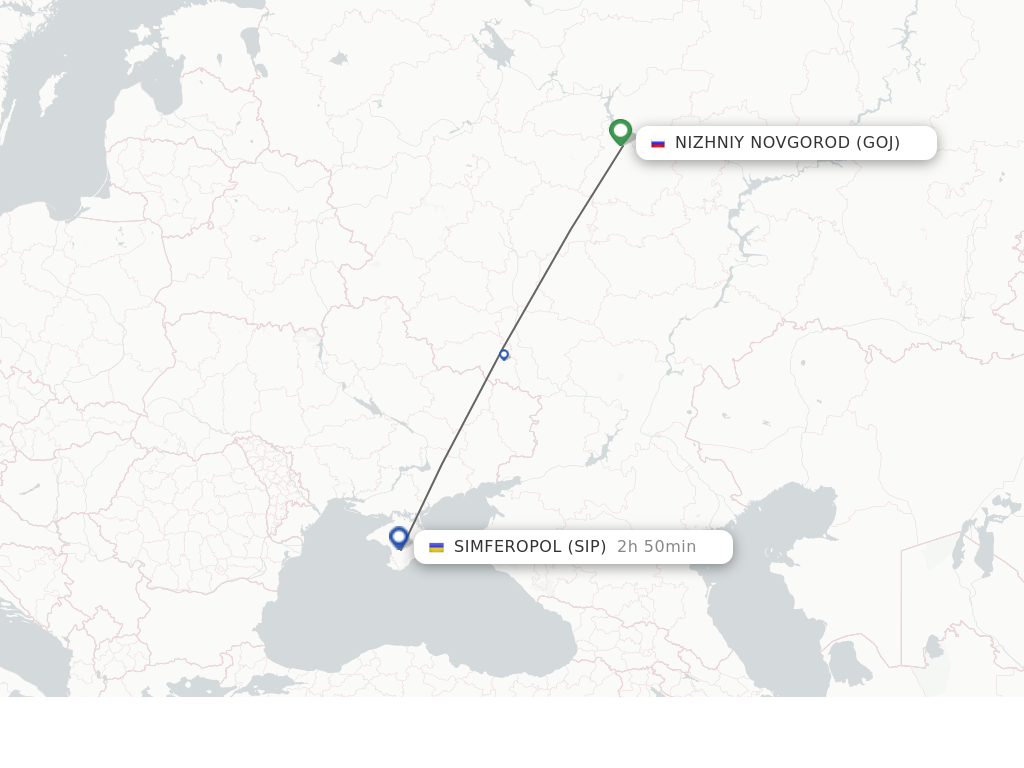 Direct Non Stop Flights From Nizhniy Novgorod To Simferopol