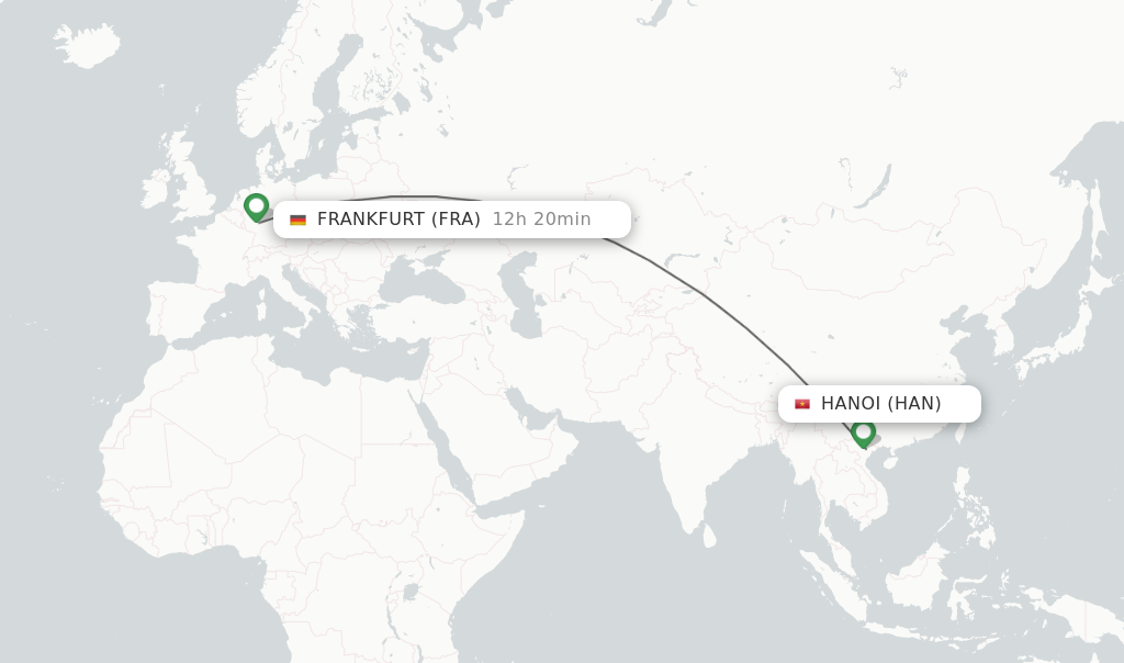 Direct Non Stop Flights From Hanoi To Frankfurt Schedules