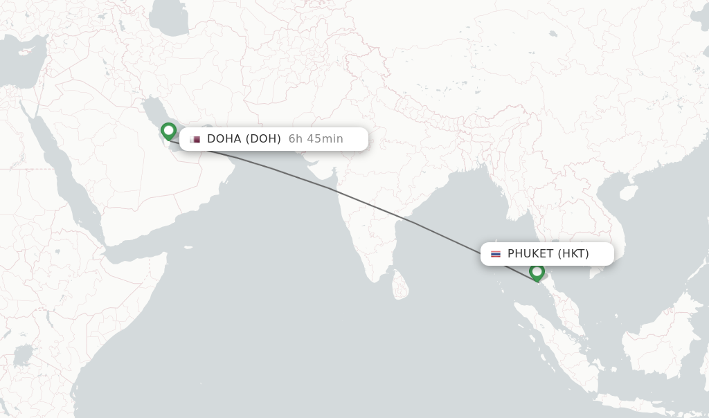 Direct Non Stop Flights From Phuket To Doha Schedules Flightsfrom