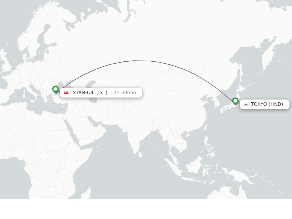 Direct Non Stop Flights From Tokyo To Istanbul Schedules