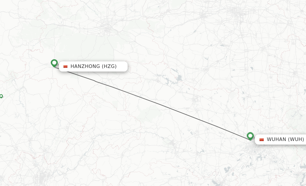 Direct Non Stop Flights From Hanzhong To Wuhan Schedules