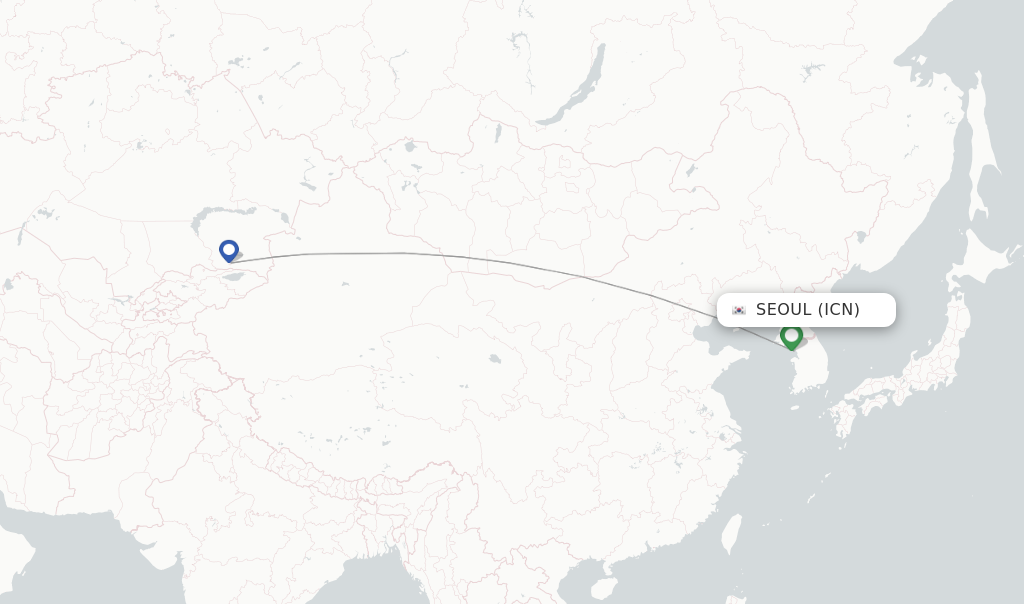 Air Astana Flights From Seoul Icn Flightsfrom