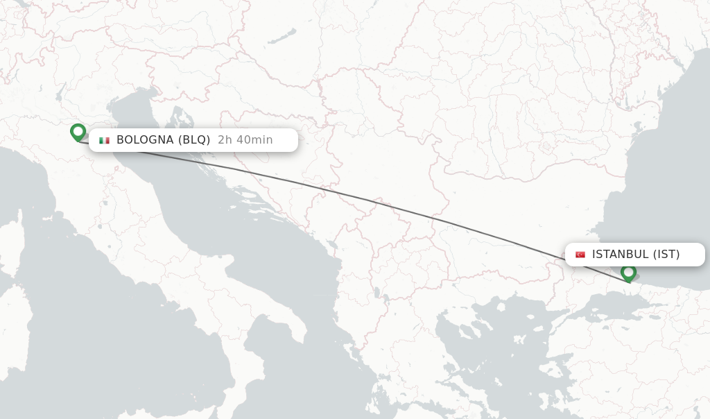 Direct Non Stop Flights From Istanbul To Bologna Schedules