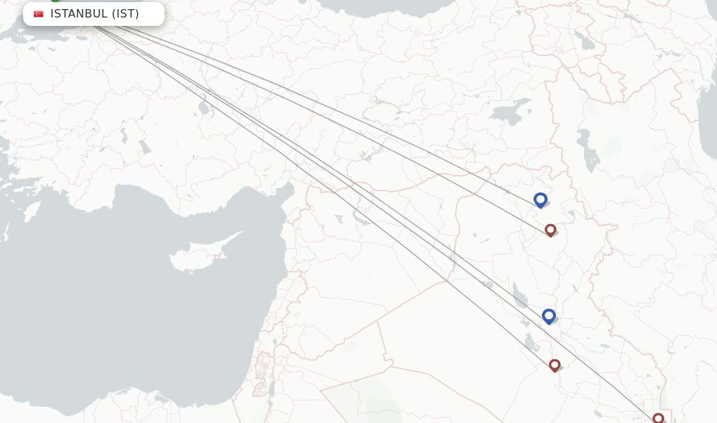 Iraqi Airways Flights From Istanbul IST FlightsFrom