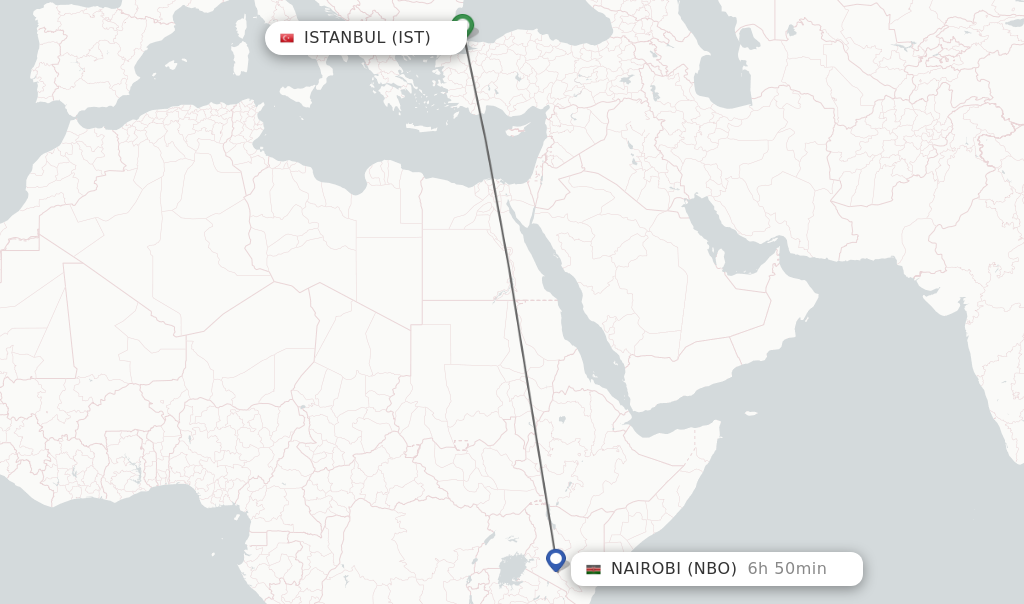 Direct Non Stop Flights From Istanbul To Nairobi Schedules