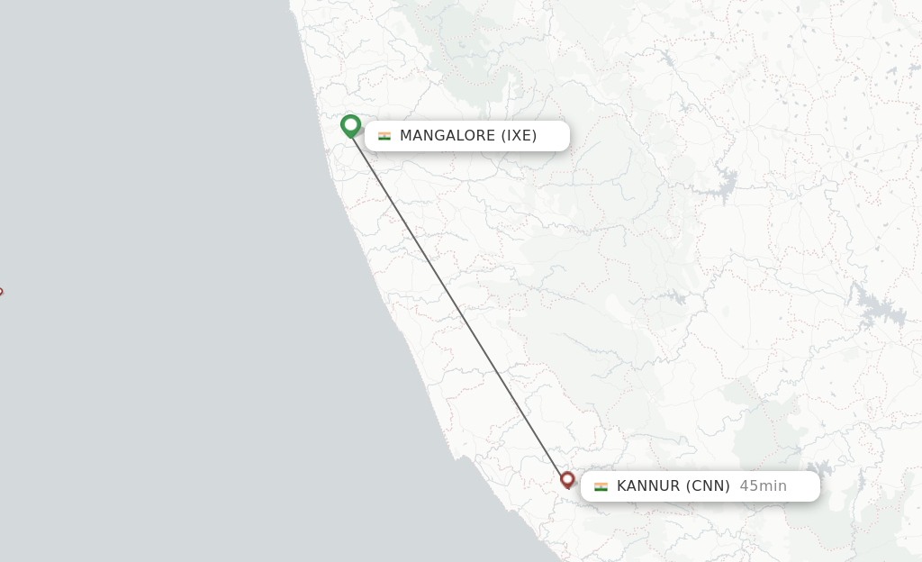 Direct Non Stop Flights From Mangalore To Kannur Schedules