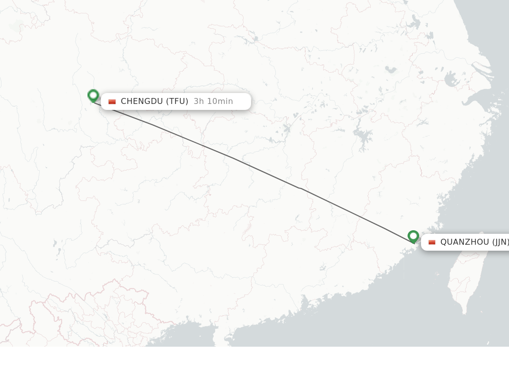 Direct Non Stop Flights From Jinjiang To Chengdu Schedules