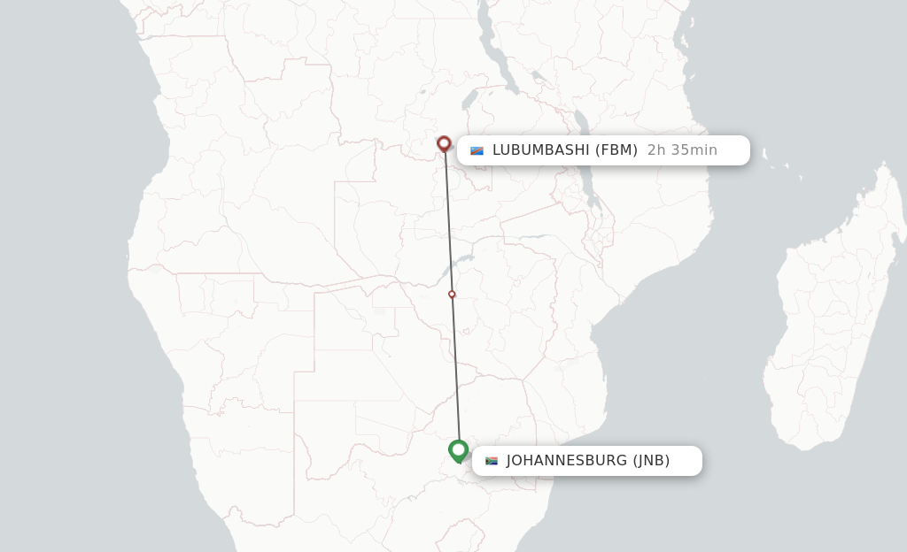 Direct Non Stop Flights From Johannesburg To Lubumbashi Schedules