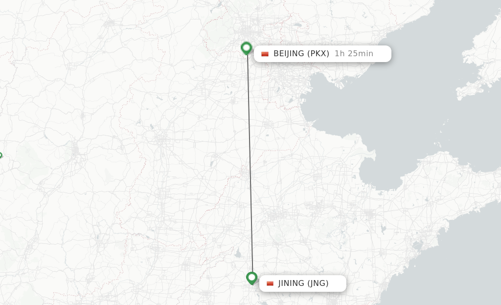 Direct Non Stop Flights From Jining To Beijing Schedules