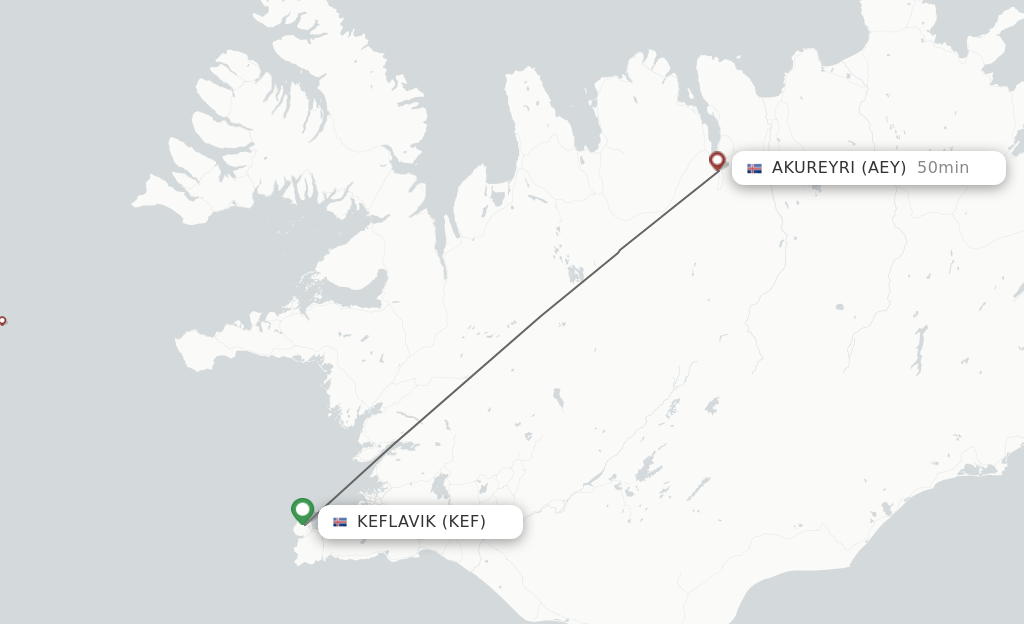 Direct Non Stop Flights From Reykjavik To Akureyri Schedules