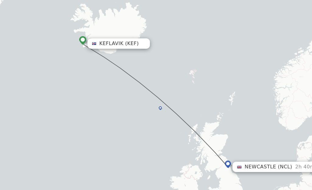 Direct Non Stop Flights From Reykjavik To Newcastle Schedules