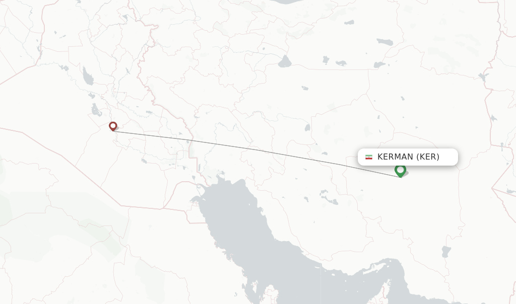 Qeshm Air Flights From Kerman KER FlightsFrom