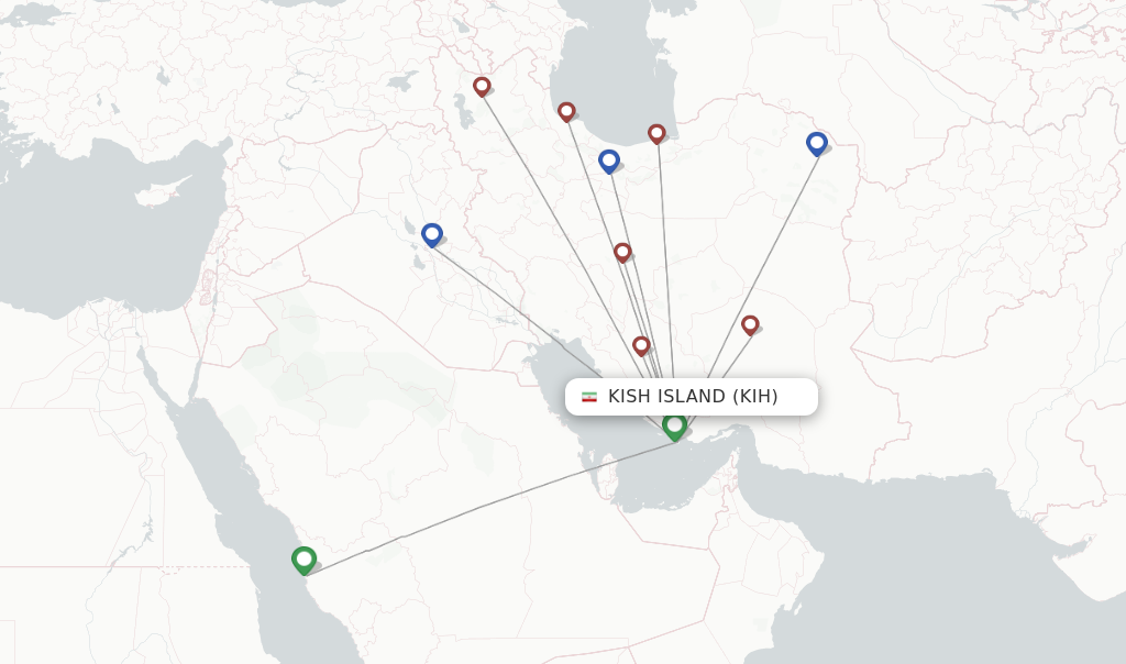 Direct Non Stop Flights From Kish Island Kish KIH FlightsFrom