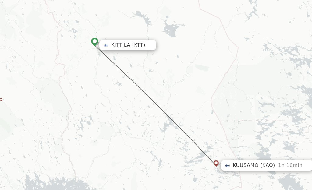 Direct Non Stop Flights From Kittila To Kuusamo Schedules