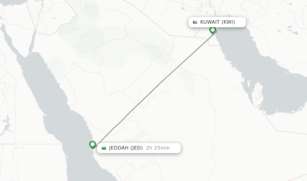 Direct Non Stop Flights From Kuwait To Jeddah Schedules