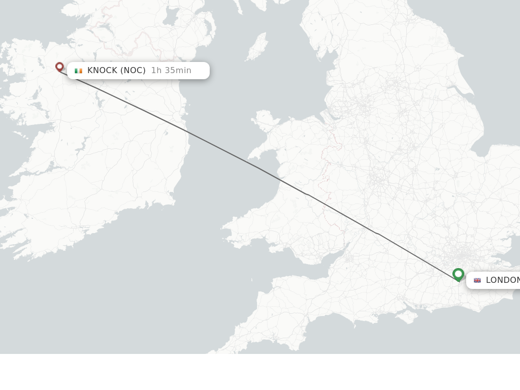 Direct Non Stop Flights From London To Knock Schedules