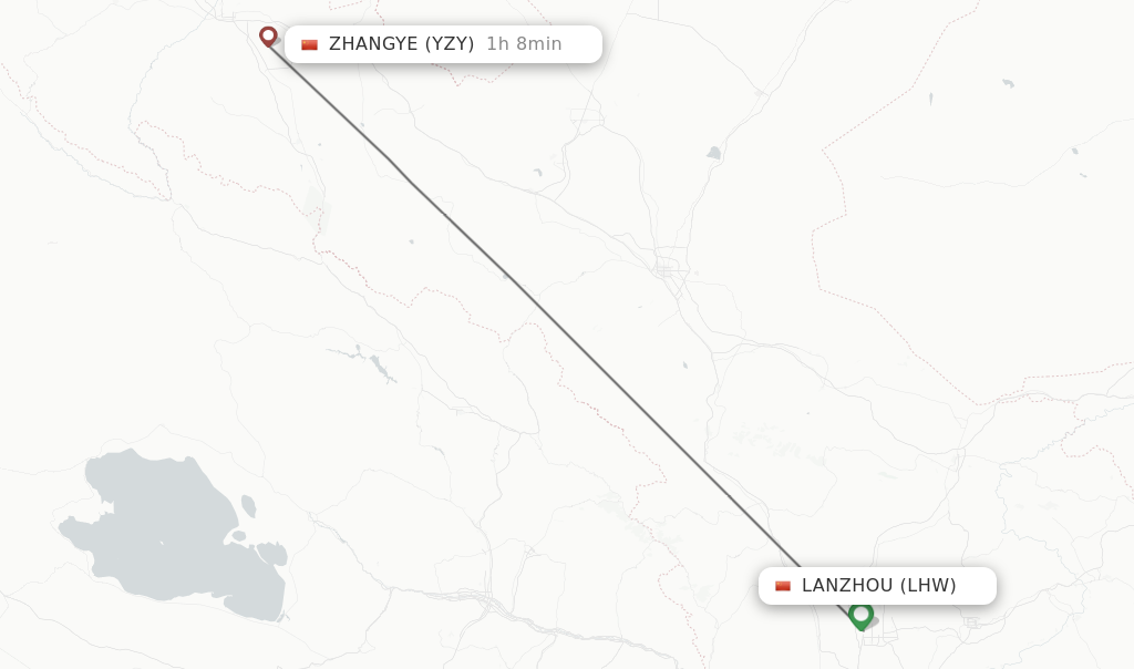 Direct Non Stop Flights From Lanzhou To Zhangye Schedules