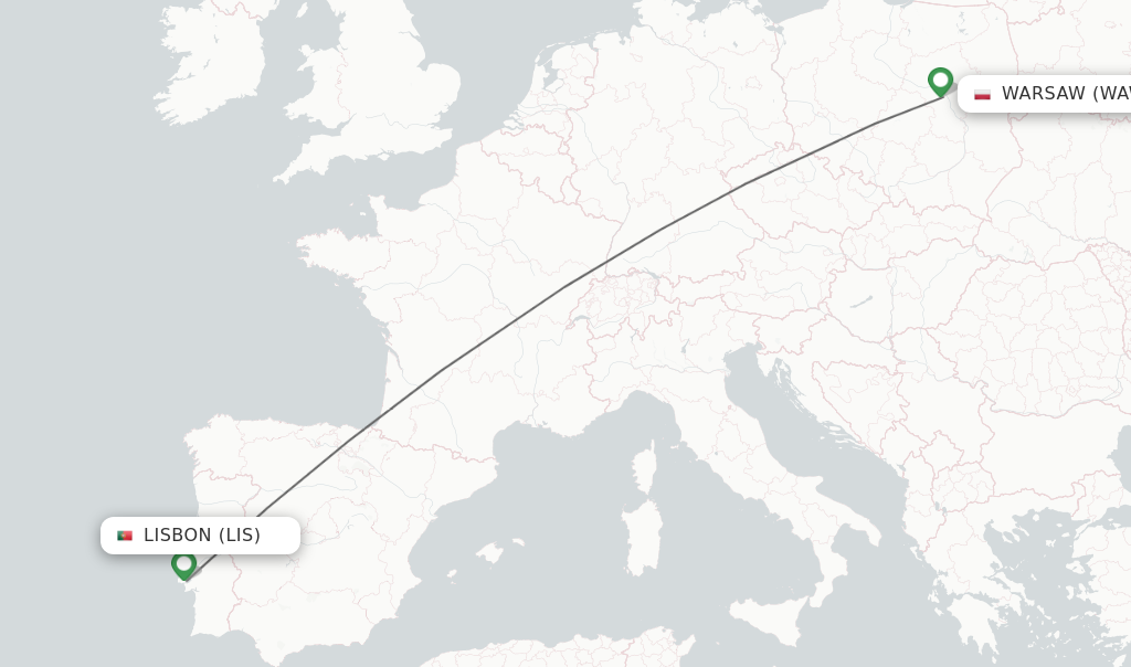 Direct Non Stop Flights From Lisbon To Warsaw Schedules