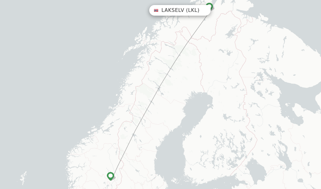 Norwegian Air Flights From Lakselv Lkl Flightsfrom