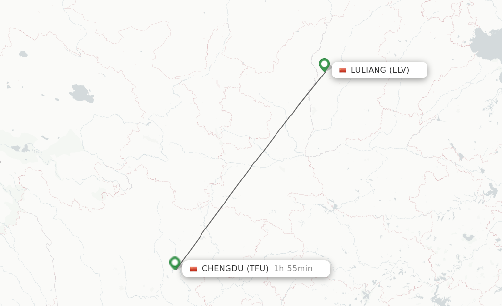 Direct Non Stop Flights From Luliang To Chengdu Schedules