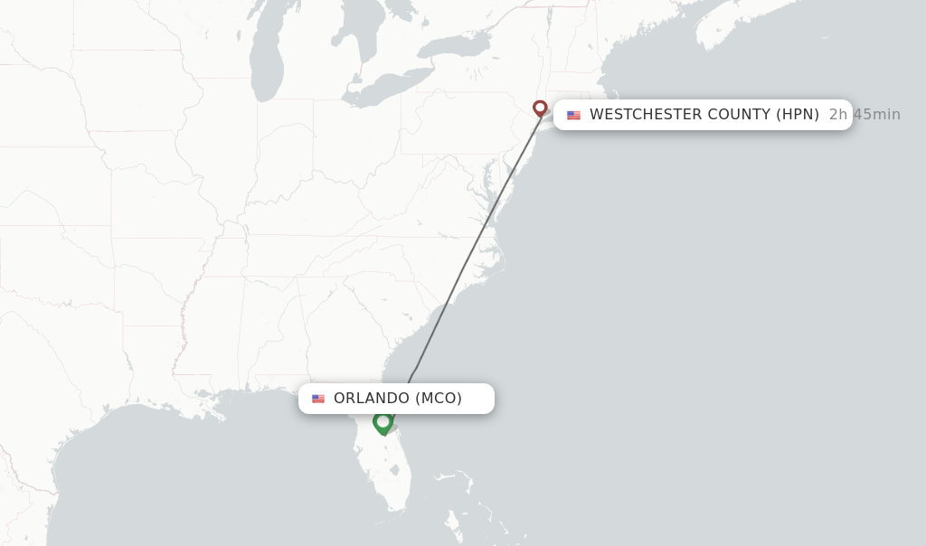 Direct Non Stop Flights From Orlando To Westchester County