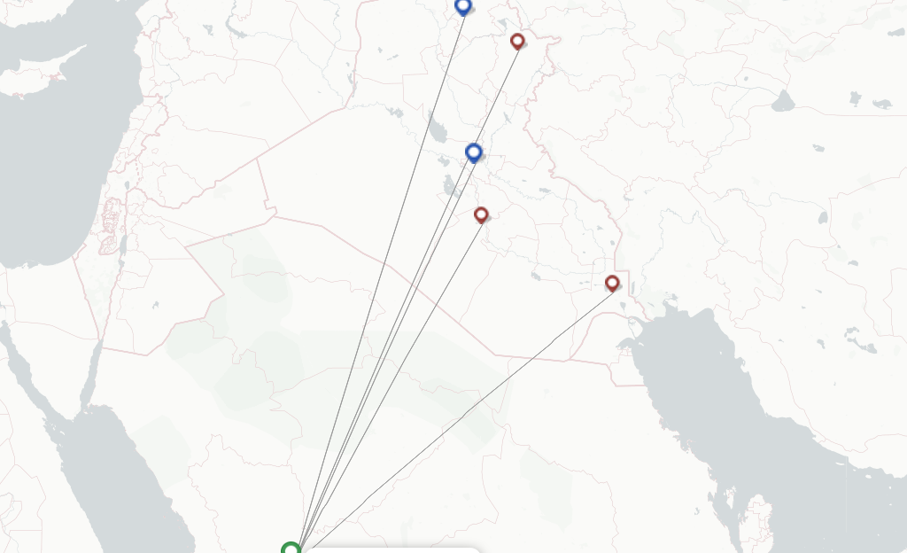 Iraqi Airways Flights From Medina Med Flightsfrom