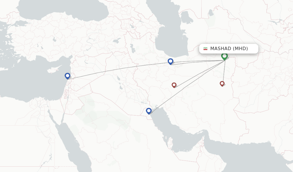 Iran Air Flights From Mashad MHD FlightsFrom