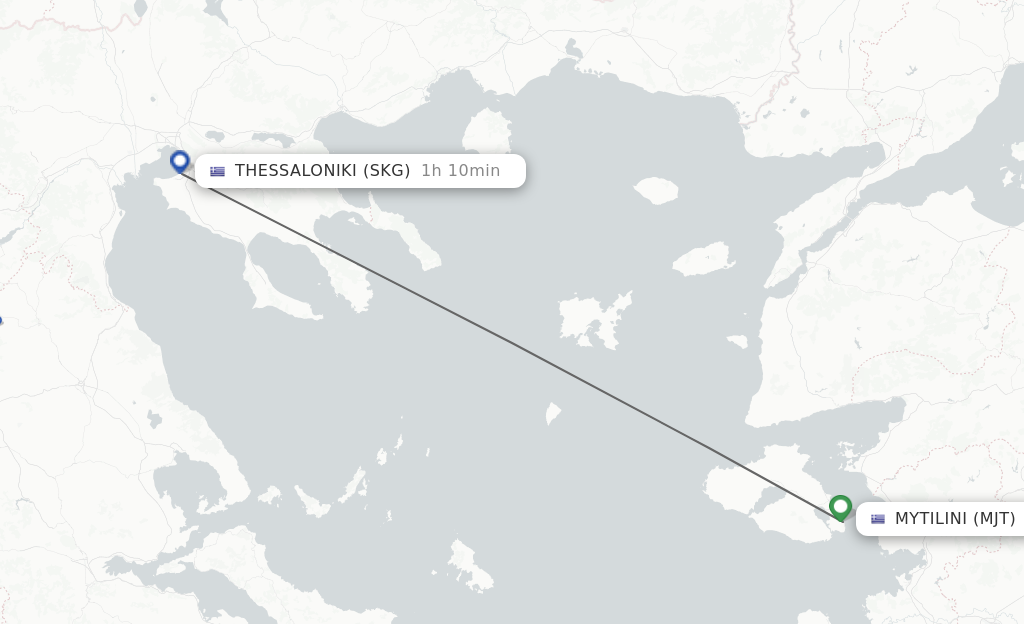 Direct Non Stop Flights From Mytilene To Thessaloniki Schedules