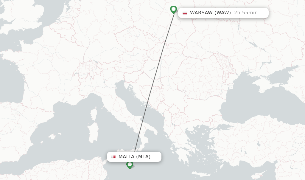 Direct Non Stop Flights From Malta To Warsaw Schedules