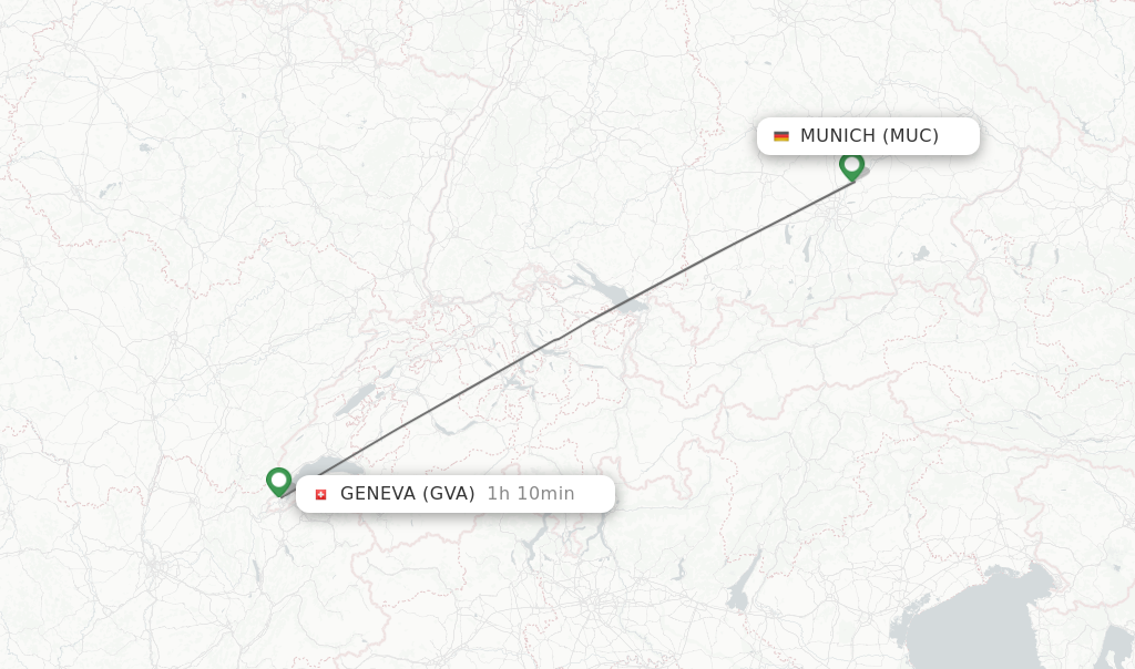 Direct Non Stop Flights From Munich To Geneva Schedules