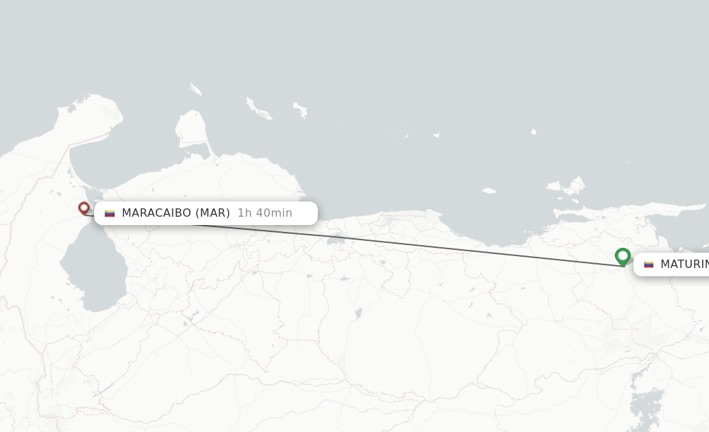 Direct Non Stop Flights From Maturin To Maracaibo Schedules