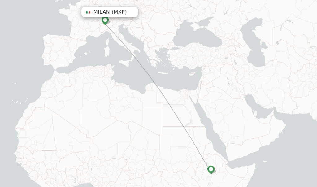 Ethiopian Airlines Flights From Milan Mxp Flightsfrom