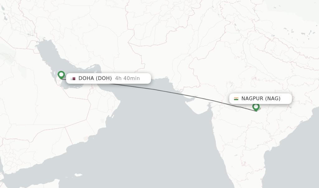 Direct Non Stop Flights From Nagpur To Doha Schedules FlightsFrom