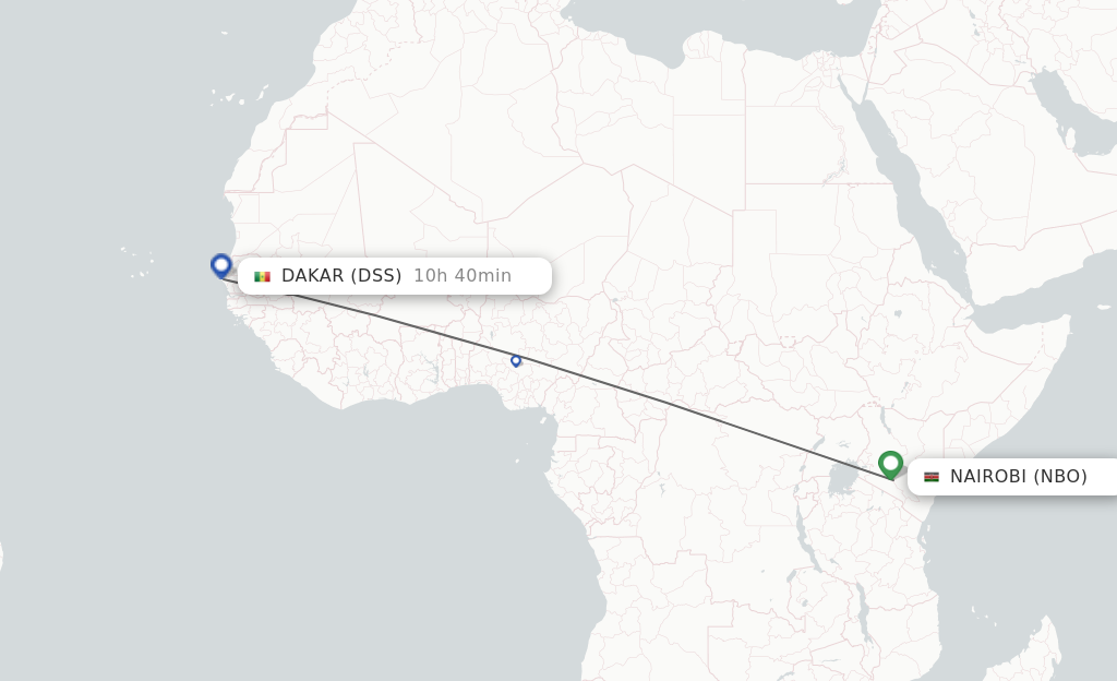 Direct Non Stop Flights From Nairobi To Dakar Schedules