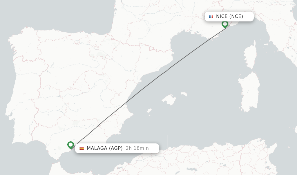 Direct Non Stop Flights From Nice To Malaga Schedules FlightsFrom