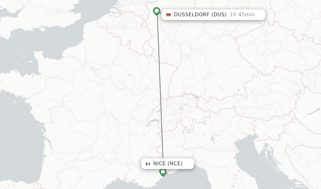 Direct Non Stop Flights From Nice To Dusseldorf Schedules