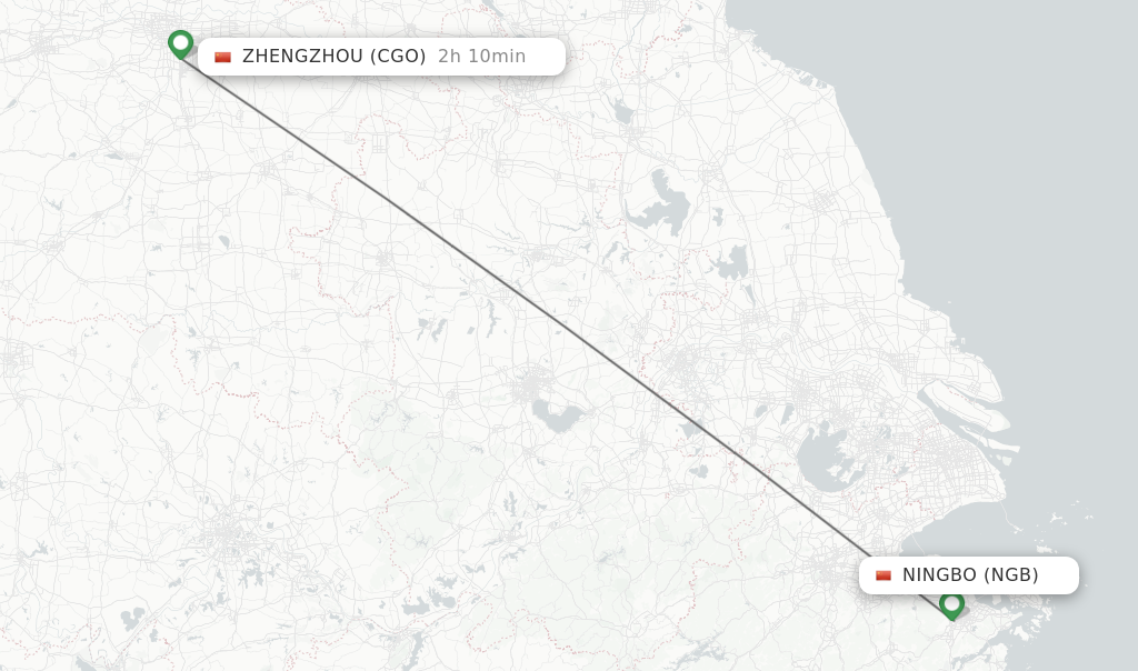 Direct Non Stop Flights From Ningbo To Zhengzhou Schedules