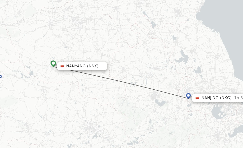 Direct Non Stop Flights From Nanyang To Nanjing Schedules