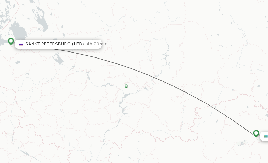 Direct Non Stop Flights From Astana To Saint Petersburg Schedules