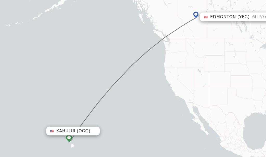 Direct Non Stop Flights From Kahului To Edmonton Schedules