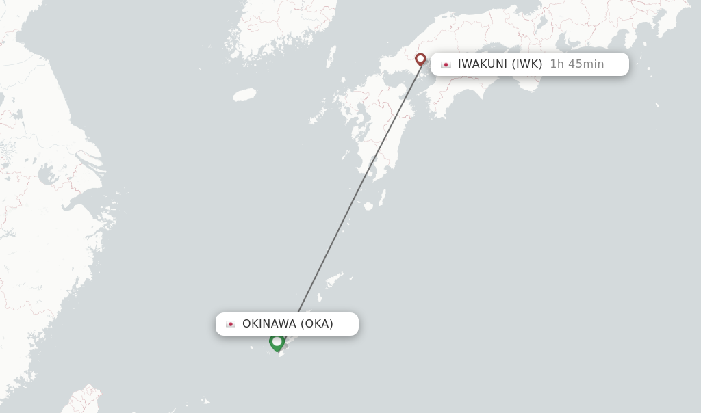 Direct Non Stop Flights From Okinawa To Iwakuni Schedules