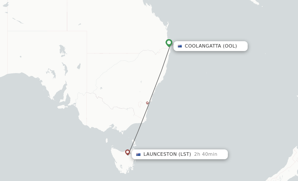 Direct Non Stop Flights From Coolangatta Gold Coast To Launceston