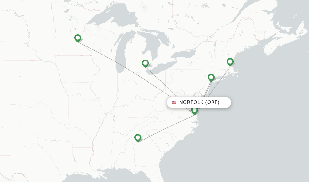 Delta Flights From Norfolk ORF FlightsFrom