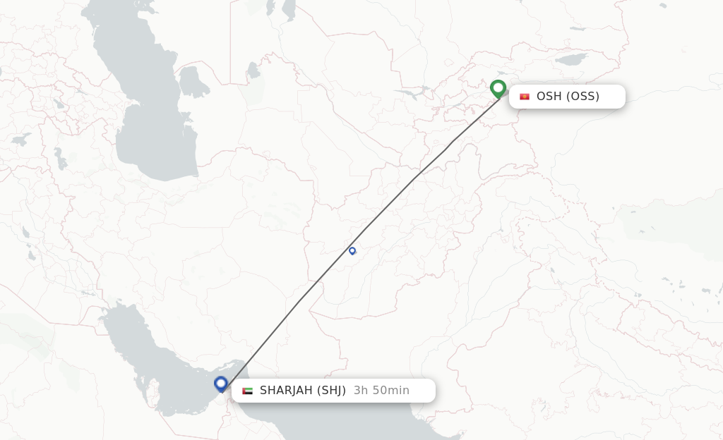 Direct Non Stop Flights From Osh To Sharjah Schedules FlightsFrom