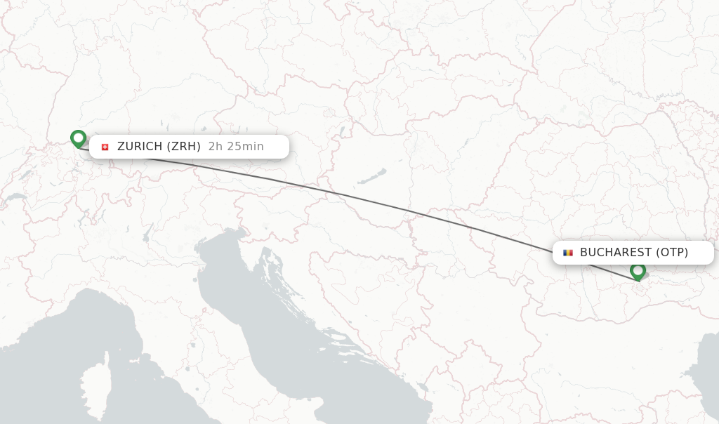 Direct Non Stop Flights From Bucharest To Zurich Schedules