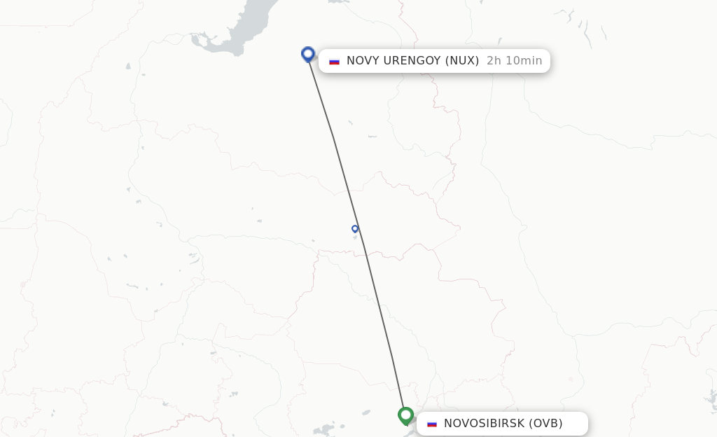 Direct Non Stop Flights From Novosibirsk To Novyj Urengoj Schedules