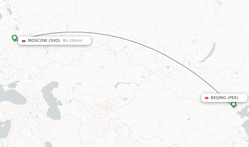 Direct Non Stop Flights From Beijing To Moscow Schedules