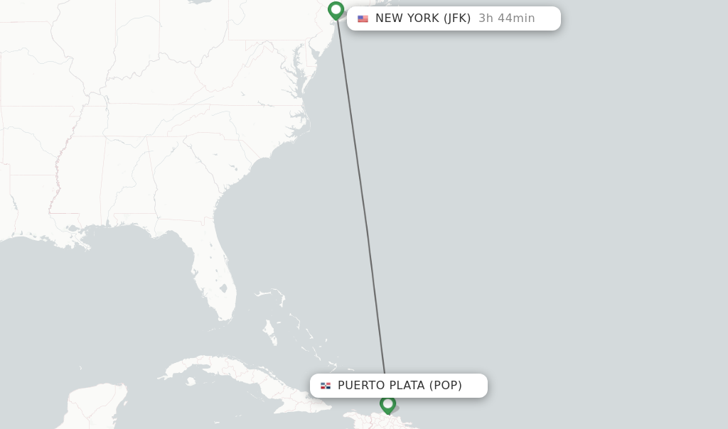 Direct Non Stop Flights From Puerto Plata To New York Schedules