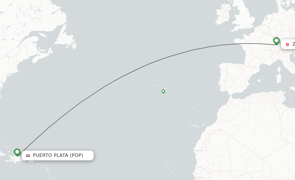 Direct Non Stop Flights From Puerto Plata To Zurich Schedules